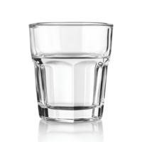 Clear glass of water on a transparent background highlighting simplicity and purity for hydration needs, glass of water isolated on transparent background png