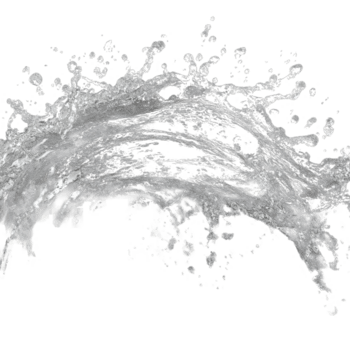 un' dinamico curva di acqua spruzzo contro un' buio sfondo, cattura il vivace complessità di liquido movimento nel un artistico Schermo, curva acqua spruzzo isolato png