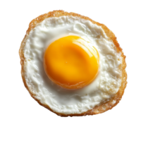 Flying fried egg isolated against a simple background showcasing a breakfast favorite in a creative presentation, Flying fried egg isolated png