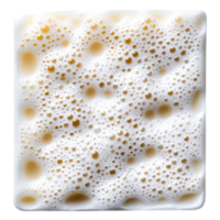 Bubbles and Foam Texture on a Light Creamy Surface for Backgrounds png