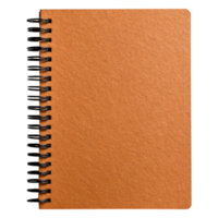 Plain Brown Spiral Notebook on for Creative Use png
