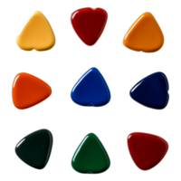 Colorful Triangular Shapes Arranged in a Grid on png