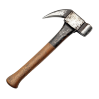 Claw hammer isolated on a transparent background highlighting its design and craftsmanship for tools and DIY projects, Claw hammer isolated png