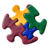 Colorful Puzzle Pieces Symbolizing Unity and Problem Solving Concepts png