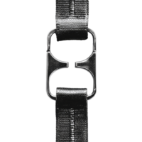 Closeup view of a zip fastener on a transparent background highlighting the design and functionality of fastening elements, zip fastener on transparent backgroundfile png