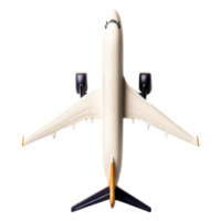 Overhead View of a Model Airplane with Detailed Design Features png