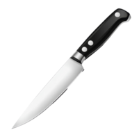 A highquality kitchen knife isolated on a clean transparent background perfect for culinary tasks and food preparation, Kitchen knife isoalted on transparent background png