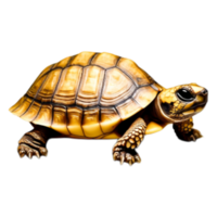 Realistic Decorative Turtle Shell with Intricate Patterns and Colors png