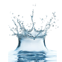 Dynamic water splash captured in high detail against a transparent backdrop for clear visual impact and captivating effect, Water splash isolated png