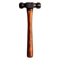 Blacksmith Hammer with Wooden Handle on a Dark Background png