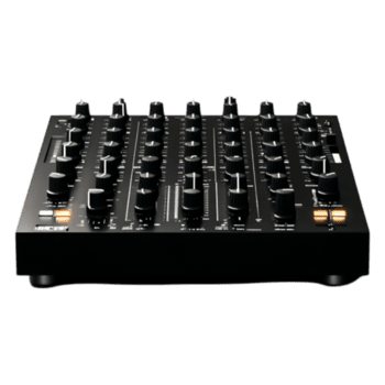 professionell audio mixer med flera olika ingångar och kontroller png