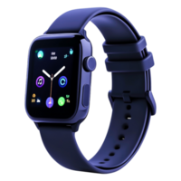 Sleek Smart Watch with Modern Interface and Colorful Touchscreen Display png