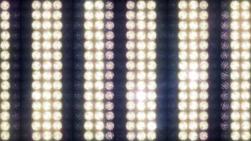 Wall of light with running horizontal stripes, loop video