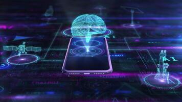 Capabilities of artificial intelligence in a smartphone. video