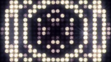 A patterned flashing of the wall of light, loop. video