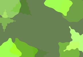 a green camouflage pattern with many leaves vector