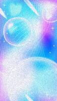 Y2K aesthetic abstract background. Stock illustration in retro-futuristic style. vector