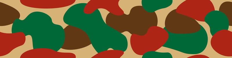 Abstract camouflage seamless pattern background vector