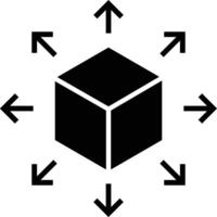 Product, Data Distribution Icon Symbol vector