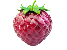 Raspberry 3D render png