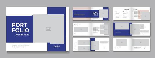 Portfolio Architecture, Architecture portfolio design template vector
