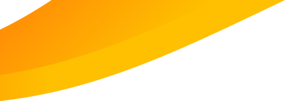 Abstract geometric design with a yellow and orange gradient curve ideal for backgrounds, advertising, web design, or digital artwork projects png