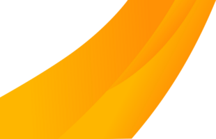 Yellow and orange abstract element perfect for graphic design projects, web design backgrounds, social media post png