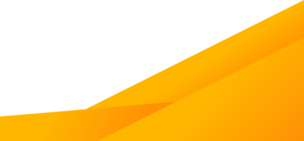 Yellow gradient corner suitable for graphic design projects, presentations, web banners, social media posts, and product mockups png