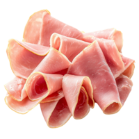 Savory Ham Slices Isolated on Transparent Background png
