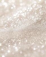 Luxurious abstract white and silver lights background photo