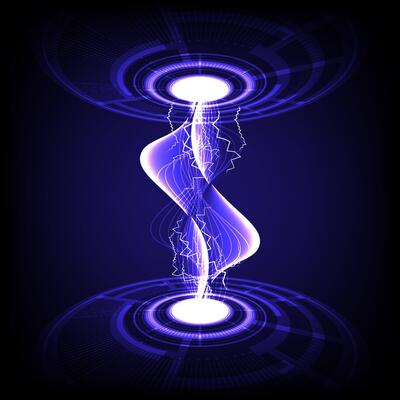 digital technology composition abstract background