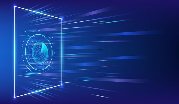 illustration of abstract technology background