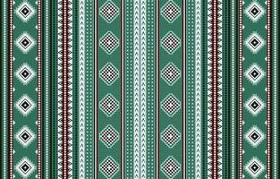 illustration of geometric or ethnic seamless pattern traditional design for fabrics vector