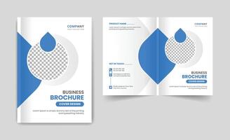 Creative modern business brochure cover design theme template. corporate abstract colorful layout for multipurpose use vector
