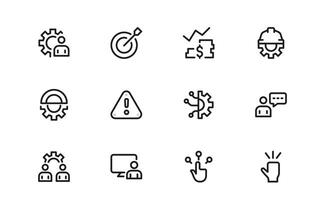 Creative Workshop Icon Set collection - Do-It-Yourself-Themed Projects vector