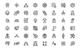 Creative Workshop Icon Set collection - Perfect for Tools, Maintenance, and Do-It-Yourself-Themed Projects vector