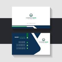 Professional business card template. Name card template. vector