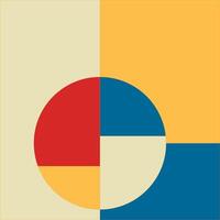 Minimalist Design Bauhaus Aesthetic in Simplicity vector