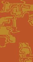 Hand drawn tribal paint brush abstract background in orange and yellow, Japanese and ethnic folk wood carving, weaving textured surface with space for copy, simple graphic for textile, decoration vector