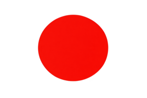 A vibrant red circle on plain background, showcasing its bold color and simplicity. This captures essence of minimalism and color theory png