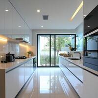 Modern Kitchen with Outdoor Access photo