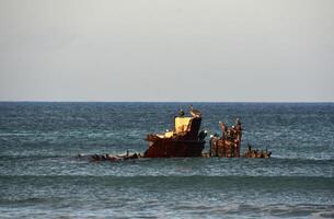 Rusting Shipwreck in Shallow Waters off of Palm Beach photo