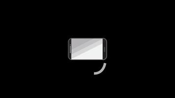 Rotate screen animation swipe rotate with alpha channel video
