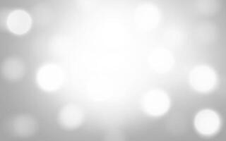 Elegant White Bokeh Glow. Soft Defocused Light Background, Background decoration vector