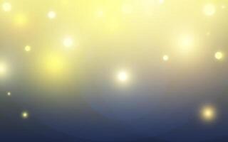 Golden Glow Bokeh with Soft Light Flares Elegant. Abstract Background for Dreamy Visuals, Background decoration vector