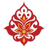 abstract floral ornament image vector