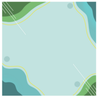 A simplistic green and blue abstract background png