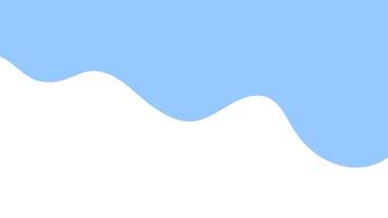 Minimalist Blue and White Wavy Abstract Banner or Header Design vector