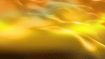 A looped golden background of bright waves smoothly flowing into each other. video