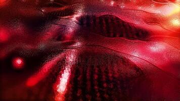 A looped red background of sparkling smooth waves flowing smoothly into each other. video